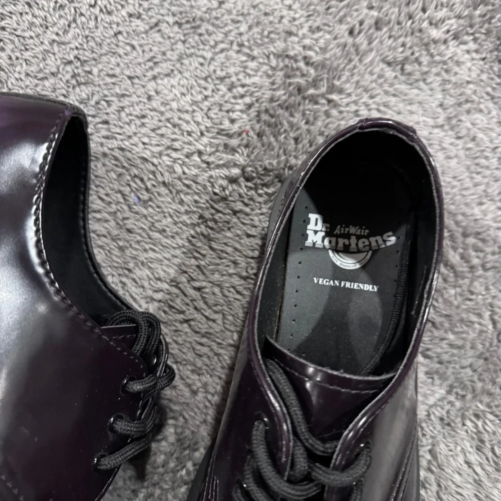 Dr. Martens 1461 Vegan Purple Rub Off Oxford Shoes Mens 7 Womens 8 EU 39
